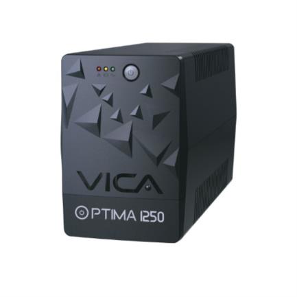 Ups vica optima 1250 regulador integrado 1250va/600w 6 contactos