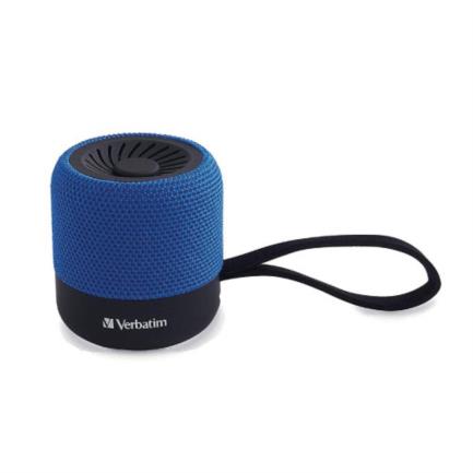 Bocina verbatim mini tws inal&aacute;mbrica c/bluetooth - azul