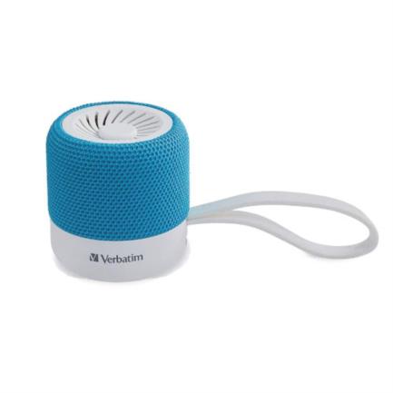 Bocina verbatim mini tws inalámbrica c/bluetooth - verde azulado