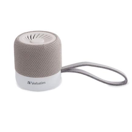Bocina verbatim mini tws inalámbrica c/bluetooth - blanco