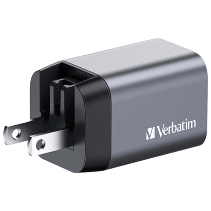 Cargador Verbatim de pared GaN - 2 puertos 35 W