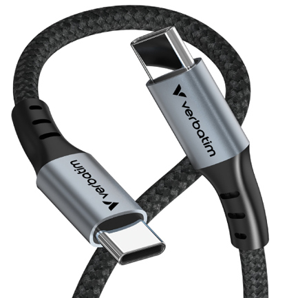Cable Verbatim de carga y sincronización USB-C a USB-C 100 W -  120cm - Vista 2