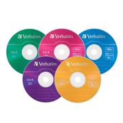 Disco verbatim cd-r 52x 80min 700mb de colores c/25