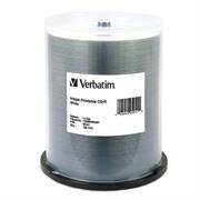 Disco verbatim cd-r  52x 80min 700mb blanco imprimible c/100