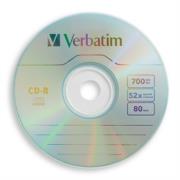 Disco VERBATIM CD-R  700MB 80min 52X C/10 - Vista 5