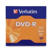 Dvd-r verbatim 4.7gb 16x c/50 piezas