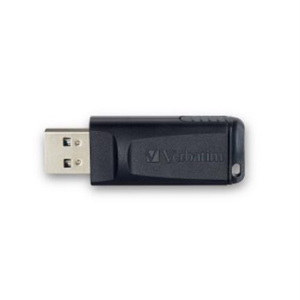Memoria USB VERBATIM Flash 2.0 Slider 32GB - Negro