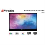 Monitor Verbatim 14" Touch Portátil Full HD 1080p Resolución 1920x1080 IPS HDMI/USB - Vista 13