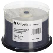 DVD+R VERBATIM 4.7GB 16X Blanco Imprimible C/50 2