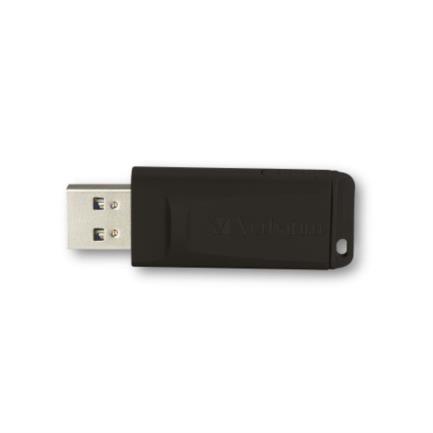 Memoria usb verbatim flash 2.0 slider 16gb - negro