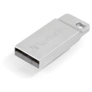 Memoria USB VERBATIM Metal Flash 32 GB - Plata - Vista 5