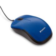 Mouse VERBATIM Silencioso Alámbrico Óptico - Azul - Vista 6