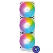 Enfriamiento Líquido Game Factor LQG700 360mm RGB 3 Fan 120mm Color Blanco - Vista 5