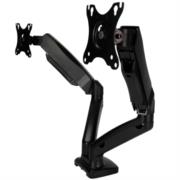 Brazo game factor mag600 dual mecánico para monitores hasta 27" soporta 6.5 kg color negro