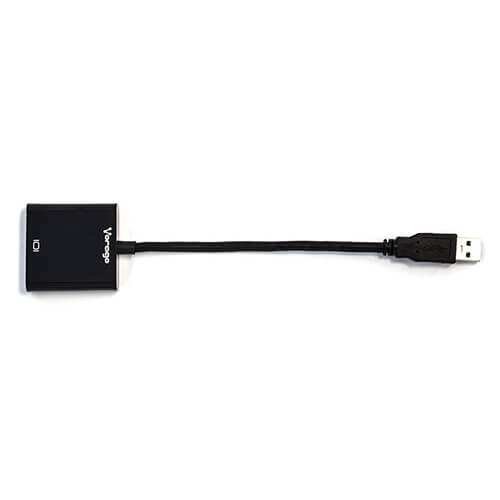 Convertidor Vorago ADP-200 USB 3.0 a VGA FHD Color Negro - Vista 2