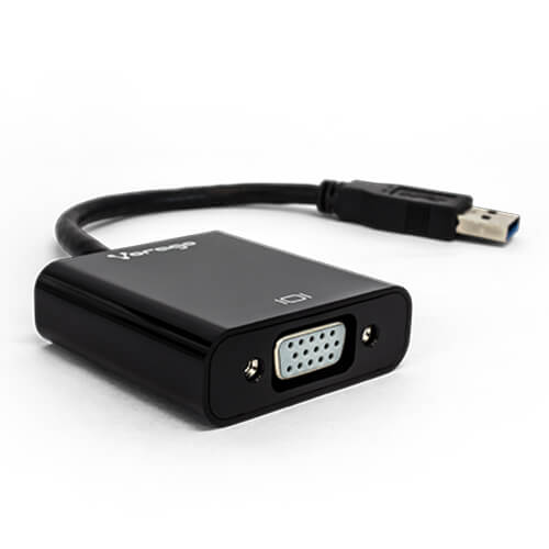 Convertidor Vorago ADP-200 USB 3.0 a VGA FHD Color Negro - Vista 6
