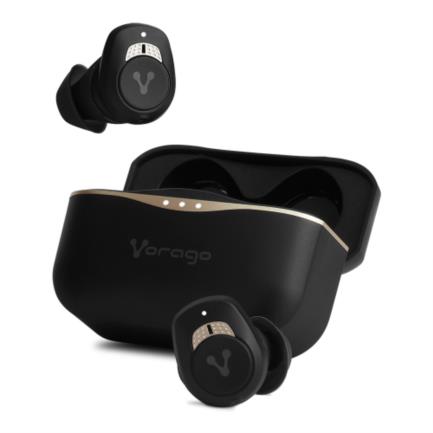 Aud&iacute;fonos vorago esb-600-anc bluetooth tws ipx5 touch cancelaci&oacute;n de activa de ruido estuche de carga color negro