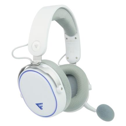 VOCAUDAB106 - Diadema Game Factor HSB600 Gaming Inalámbrica RGB Triple Conectividad Micrófono Removible Surround 7.1 Color Blanco