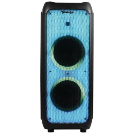 Bafle vorago ksp-600 doble 10 quot 2 80w rms bt tws  mcrofono inal usb tf rgb