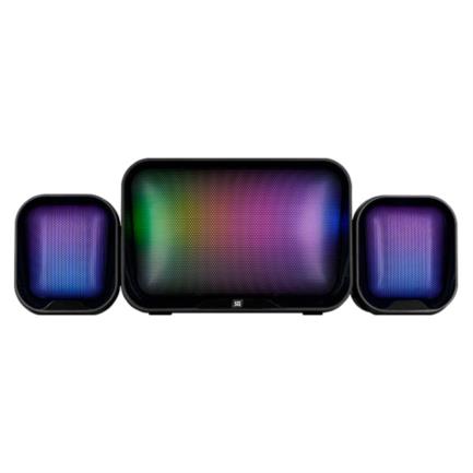 Bocinas vorago spk-255 start the game spk-255 2.1 usb/3.5mm 3w*2 + 10w subwoofer rgb