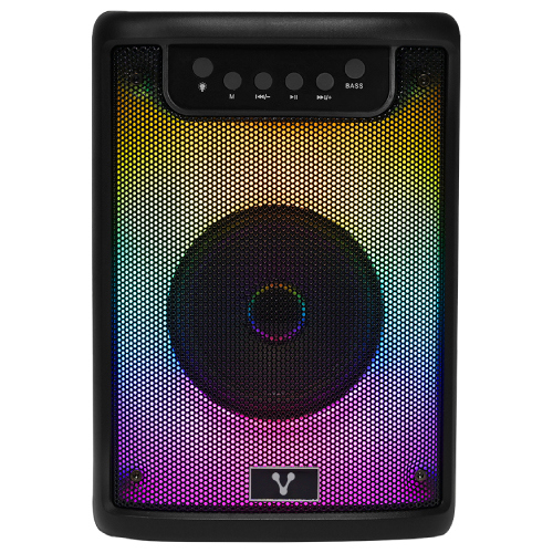 MINI BAFLE VORAGO KSP-205 NEGRO 4" 10WATTS RMS / RECARGABLE / TWS BT 4HRS CARGA USB TIPO C