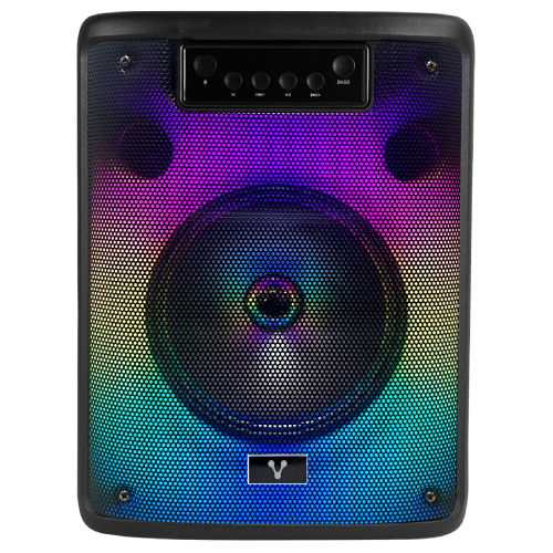 Bafle vorago ksp-303 negro 4" 10watts rms / recargable / tws bt 4hrs carga usb tipo c