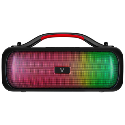 Bocina vorago bsp-440 bluetooth / usb / luz frontal rgb / tws / 20w rms con hasta 5 hrs autonomia / ipx5