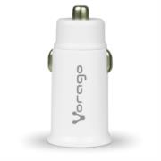 Cargador para auto vorago au-305 carga rápida pd 20w usb-c/usb-a color blanco