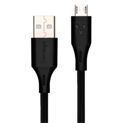 CABLE USB VORAGO CAB-M01B USB-  MICRO USB 1 METRO NEGRO - Vista 3