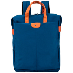MOCHILA VORAGO BP-301 VINTAGE DOBLE USO LAPTOP 15.6 AZUL - Vista 4