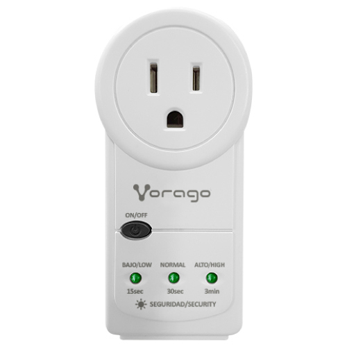 Protector de voltaje vorago avr-300 rj45/rj11 portatil 1800w electrodomesticos blanco