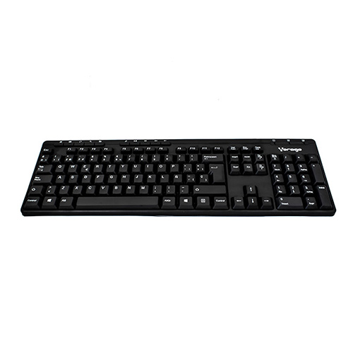 Teclado Vorago KB-202 Multimedia USB Color Negro - Vista 4