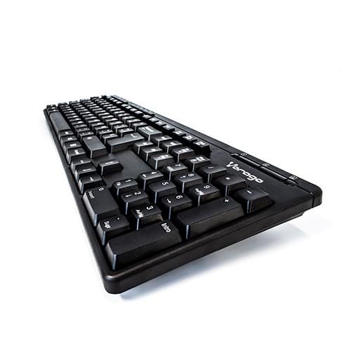 Teclado Vorago KB-202 Multimedia USB Color Negro - Vista 5