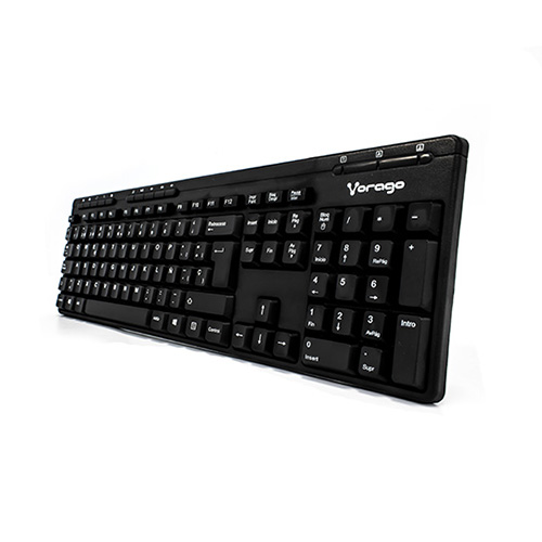 Teclado Vorago KB-202 Multimedia USB Color Negro - Vista 6