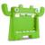 Tableta Vorago 7" PAD-7-KIDS Quadcore 32GB Ram 2GB Android 11 Funda Color Verde - Vista 11