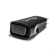 Convertidor vorago adp-208 hdmi a vga con mini y micro a hdmi color negro