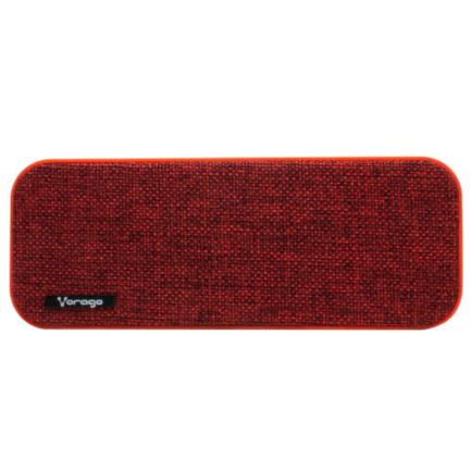 Bocina vorago bsp-150 bluetooth/msd/usb/3.5mm tela color rojo