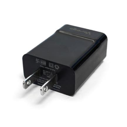 Cargador vorago au-302 pared carga rápida 2.4a usb color negro