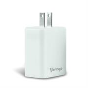 Cargador vorago quick charge au-350 para pared 3.0a pd 20w usb a-c color blanco