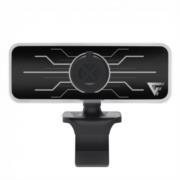 Cámara web game factor wg400 fhd 1080p led 30fps micrófono usb tapón color negro