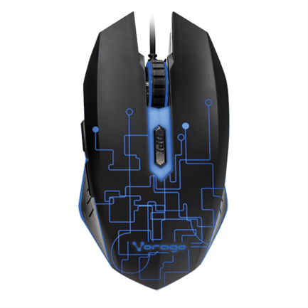 Mouse vorago gamer mo-501 Óptico iluminado 3200 dpi usb color negro