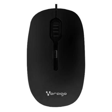 Mouse vorago mo-100 Óptico al&aacute;mbrico usb 800/1200dpi color negro