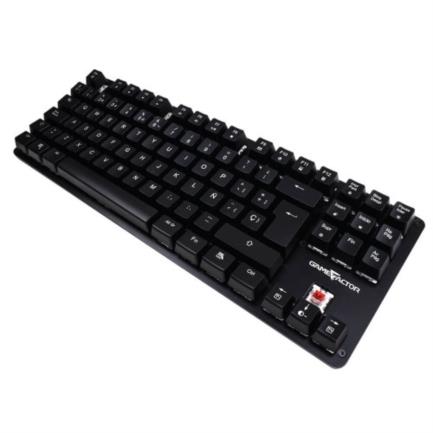 Teclado Mecánico Game Factor KBG500-BL RGB Tenkeyless USB Switch Azul Color Negro - Vista 12