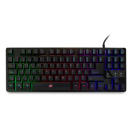 Teclado vorago start the game kb-503 tenkeyless iluminaci&oacute;n rgb usb color negro