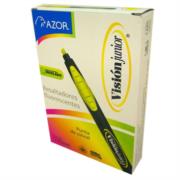 Marcador Resaltador Visión Junior Color Amarillo Fluorescente C/12 Pzas - Vista 6