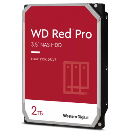 DISCO DURO INTERNO WD RED PRO 14TB 3.5 ESCRITORIO SATA3 6GB/S 512MB 7200RPM 24X7 HOTPLUG NAS 1-24 BAHIAS WD142KFGX