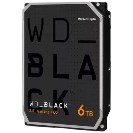 Disco Duro Interno WD Black 6TB 3.5 SATA3 6GB/S 256MB 7200RPM Gamer/Alto Rendimineto