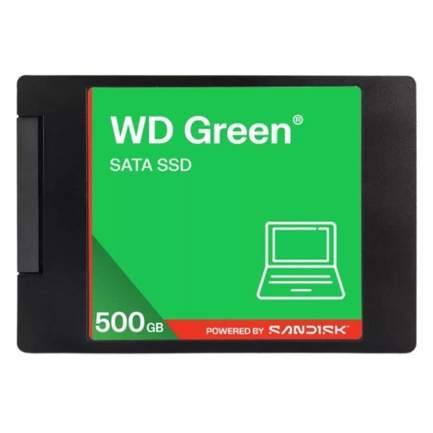 Unidad SSD Green 500GB WD 2.5 545 MB/s Lectura SATA III - Artículos Promocionales MAS RECIO