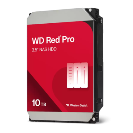 Disco Duro Western Digital  Red Pro de 10TB 7200 RPM optimizado para NAS y uso 24-7