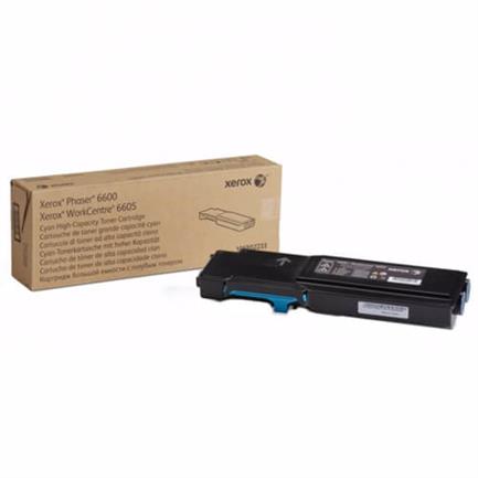 Toner xerox cyan para wc6605 / ph6600
